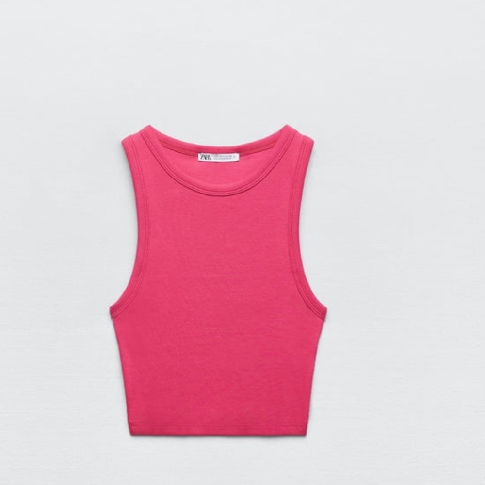 Hot pink ZARA top